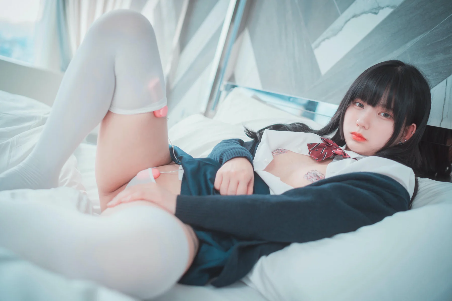 DJAWA No.038 Hizzy白色丝袜校服jk - 31