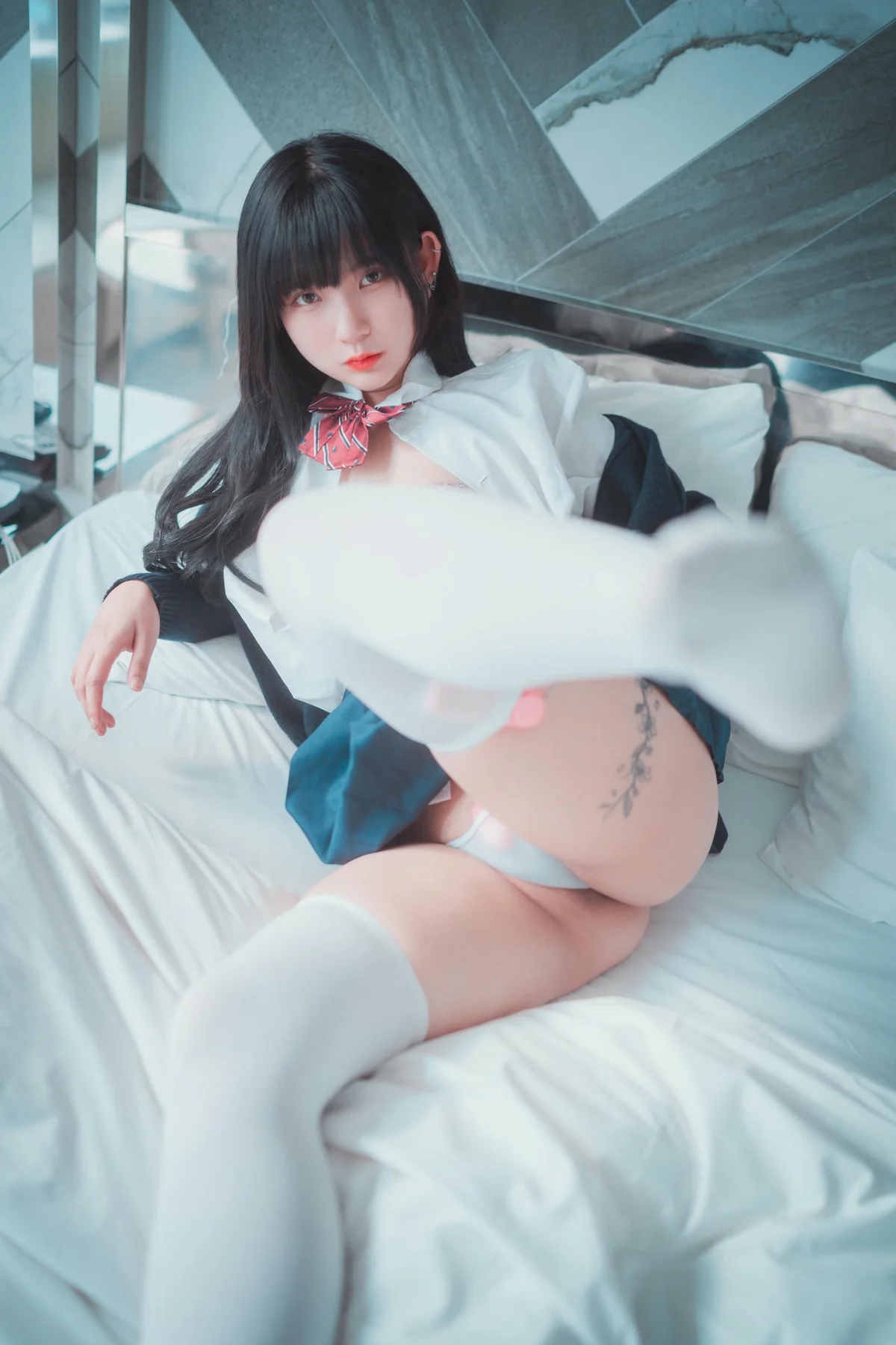 DJAWA No.038 Hizzy白色丝袜校服jk - 34