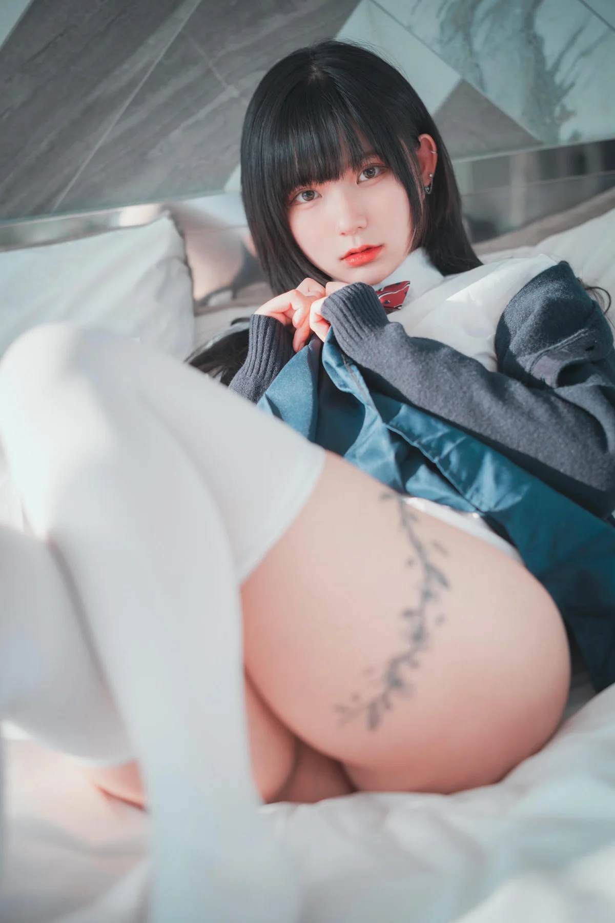 DJAWA No.038 Hizzy白色丝袜校服jk - 53