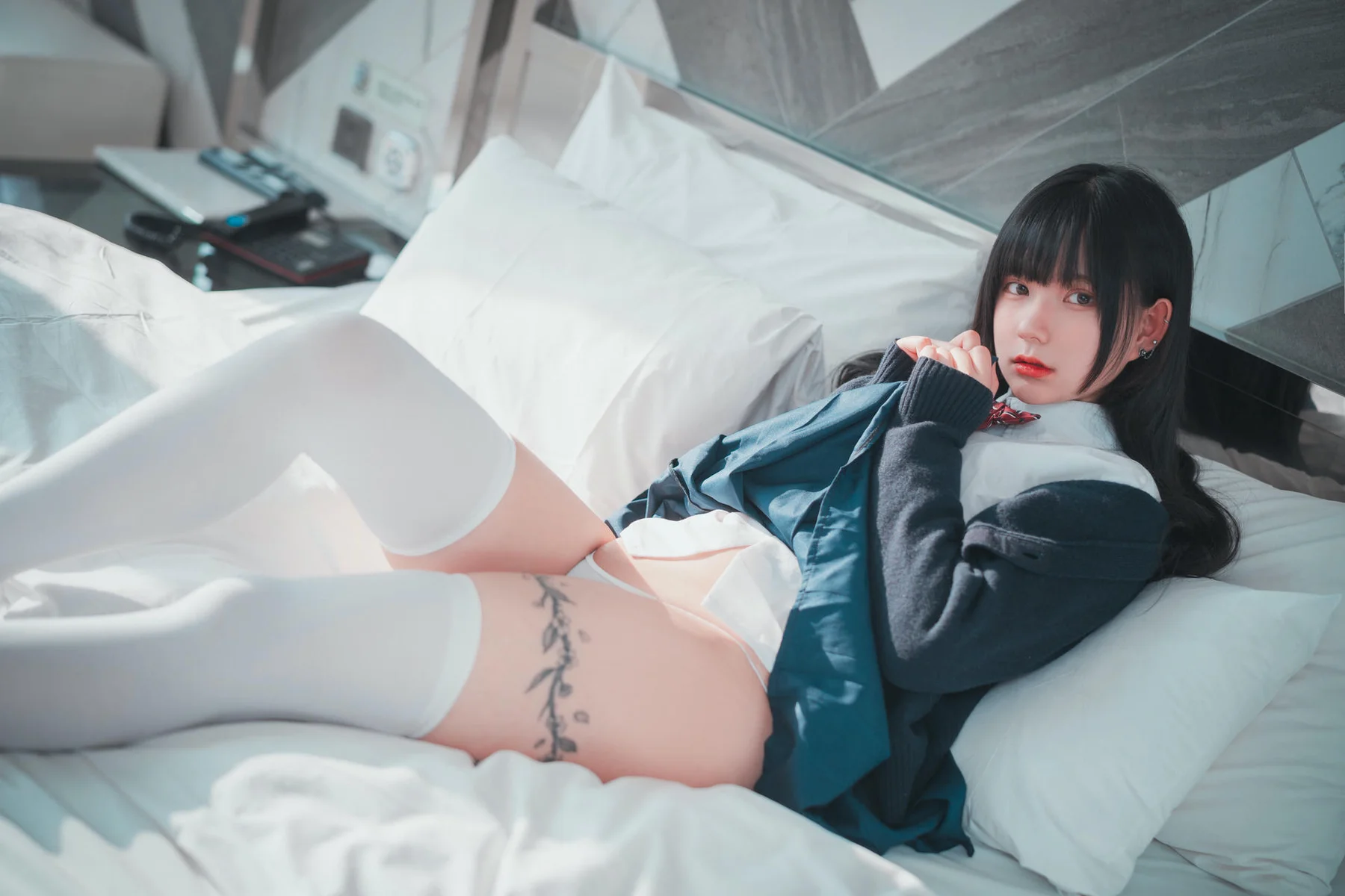 DJAWA No.038 Hizzy白色丝袜校服jk - 54