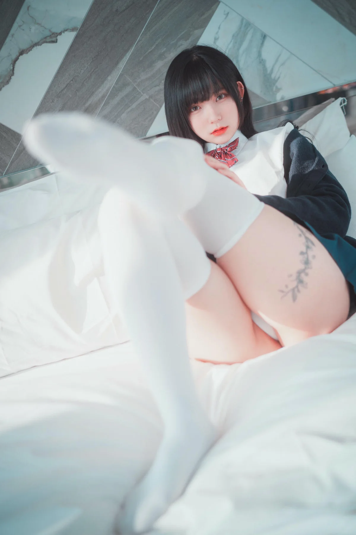 DJAWA No.038 Hizzy白色丝袜校服jk - 58