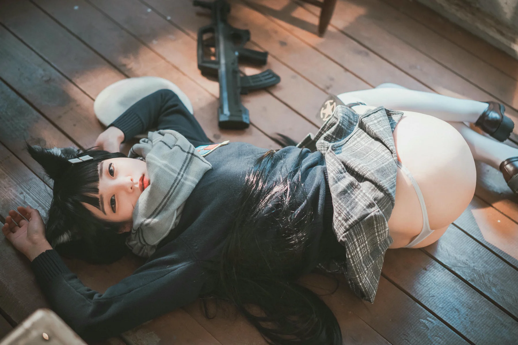 DJAWA No.039 Jeong Jenny翘臀小猫咪短裙 - 20