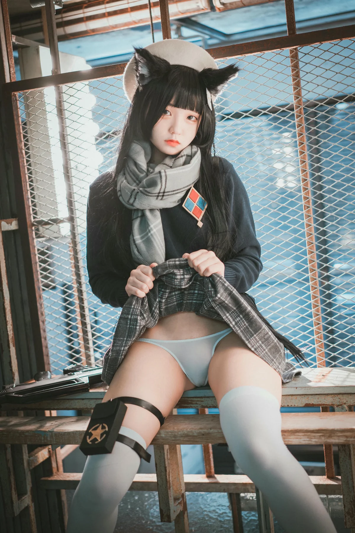 DJAWA No.039 Jeong Jenny翘臀小猫咪短裙 - 24