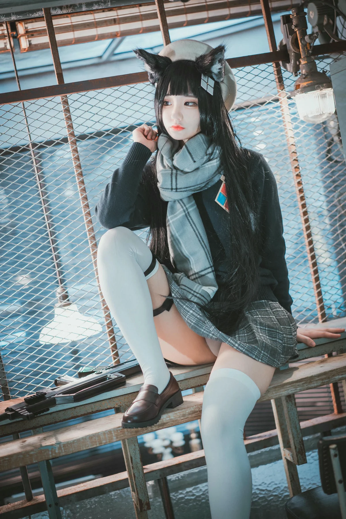 DJAWA No.039 Jeong Jenny翘臀小猫咪短裙 - 31