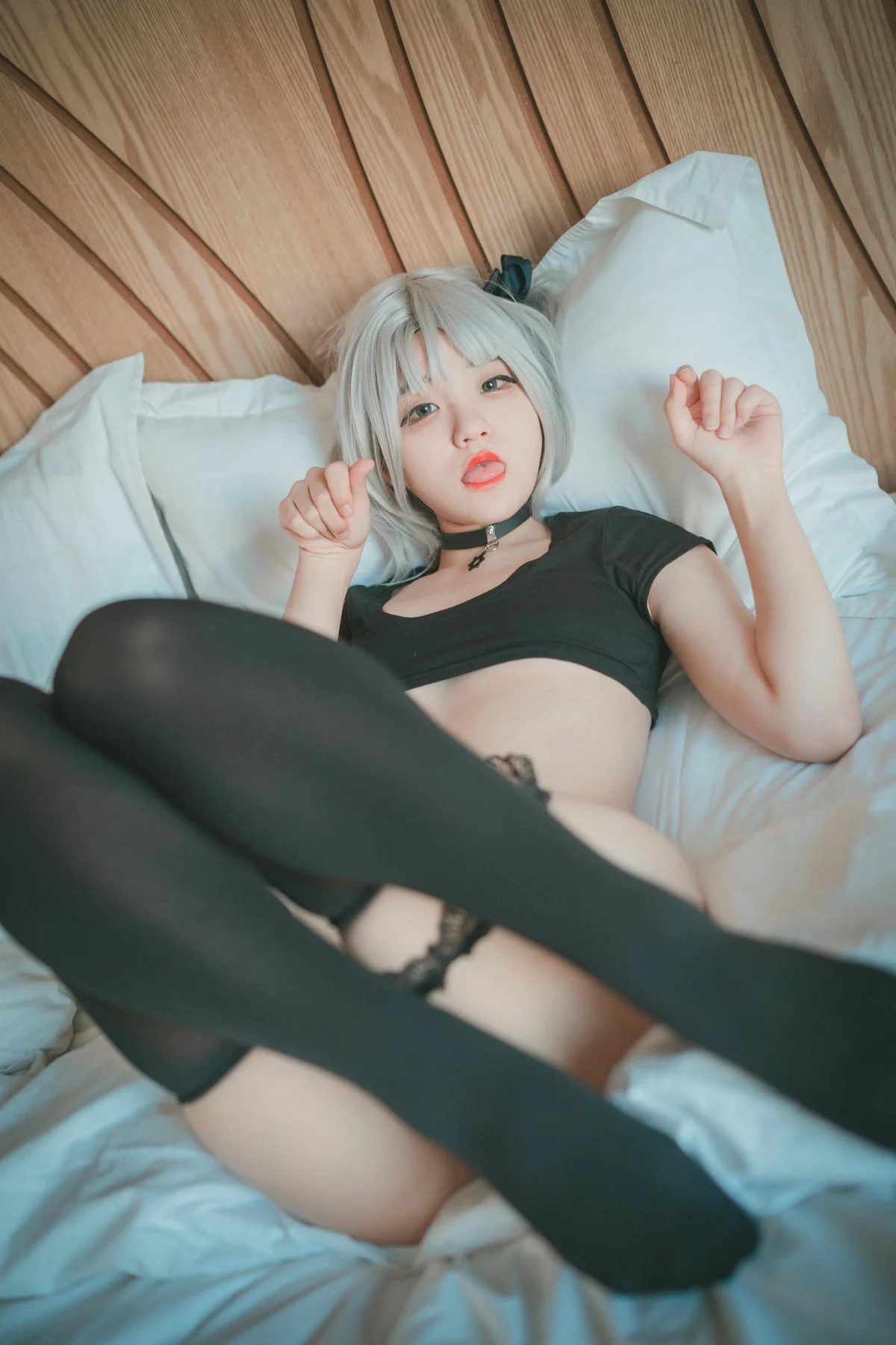 DJAWA No.041 Jeong Jenny乳贴丝袜妹子 - 15