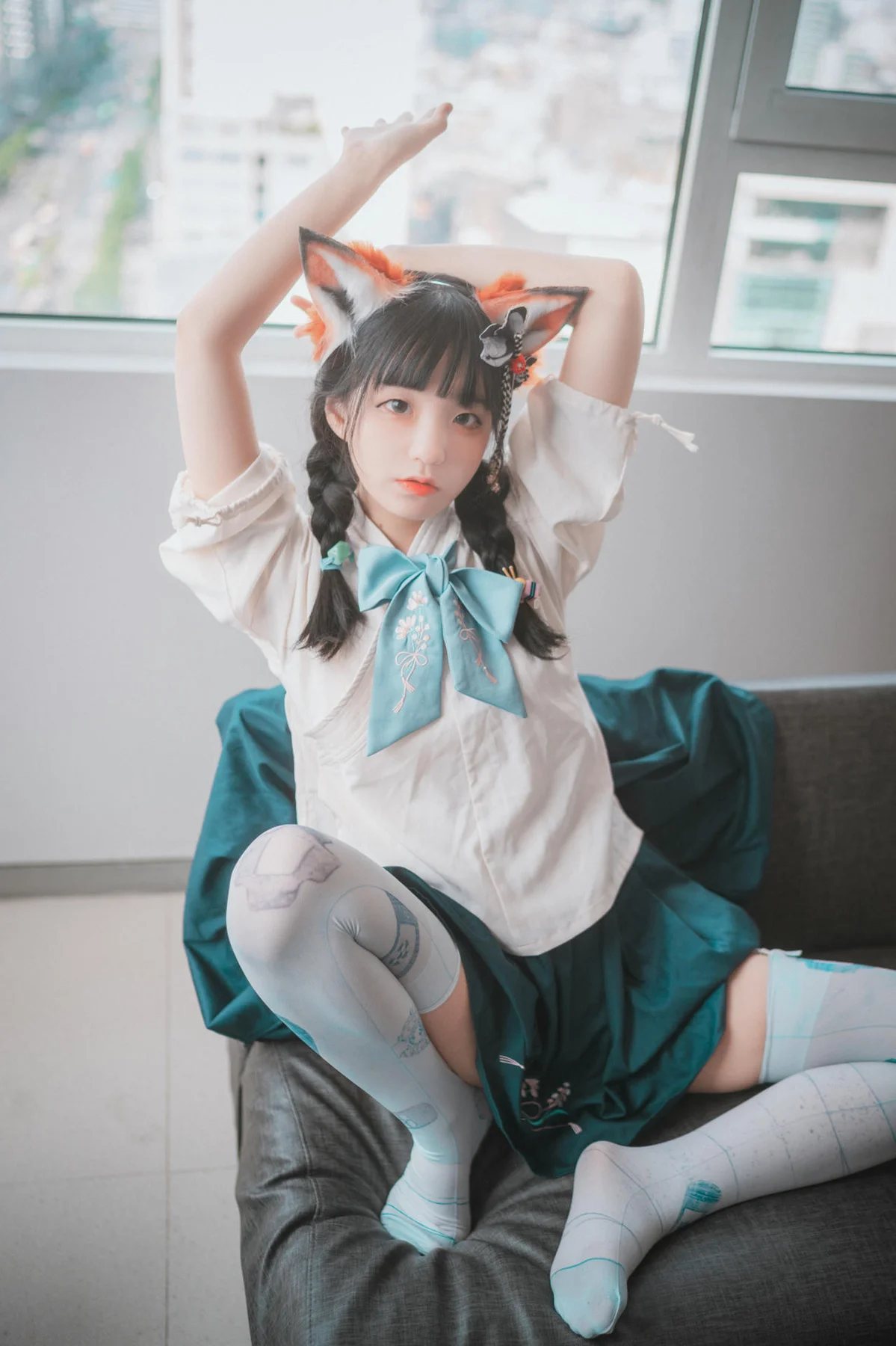 DJAWA No.042 Jeong Jenny制服cos性感jk - 23