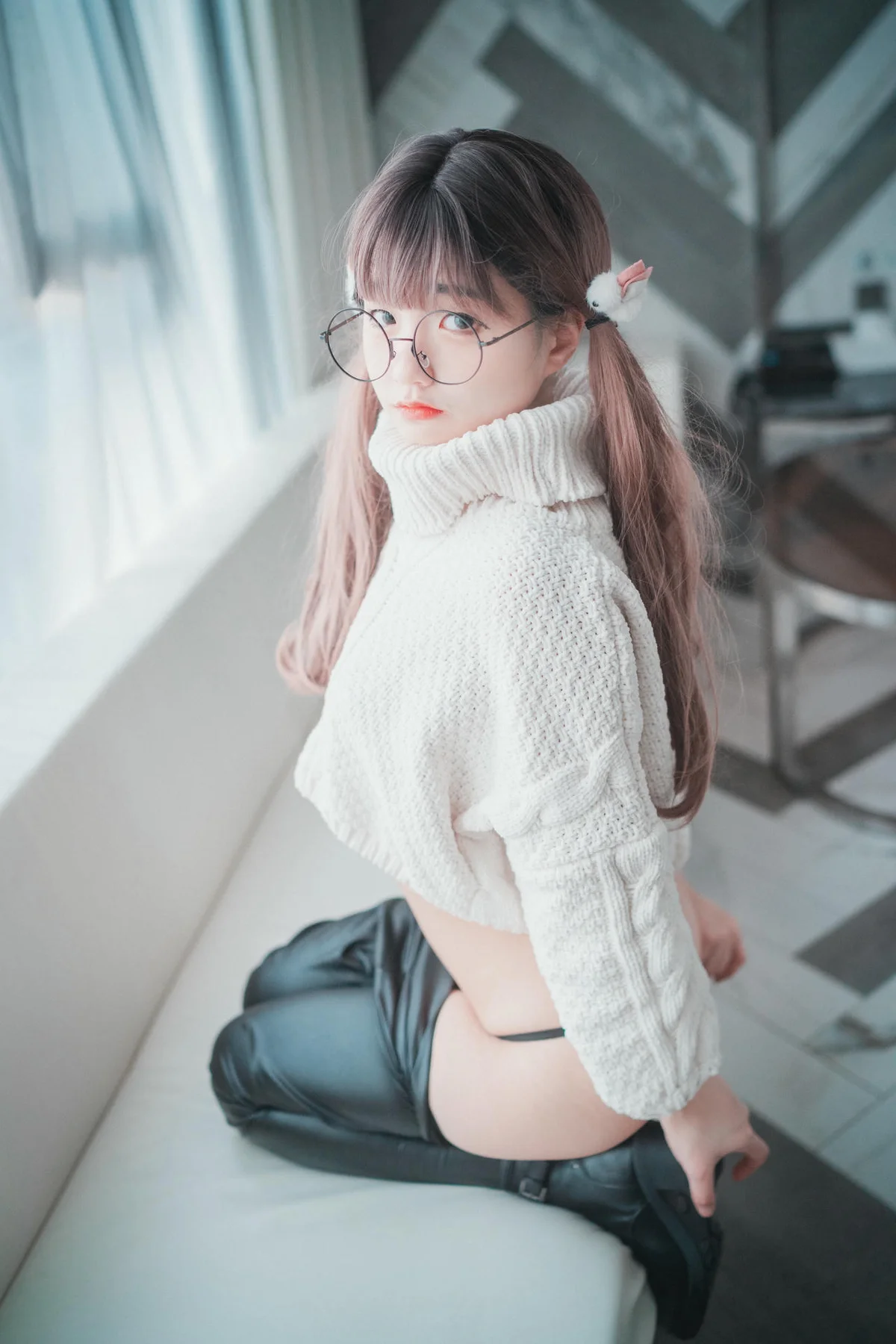 DJAWA No.043 Jeong Jenny皮裤少女写真 - 15