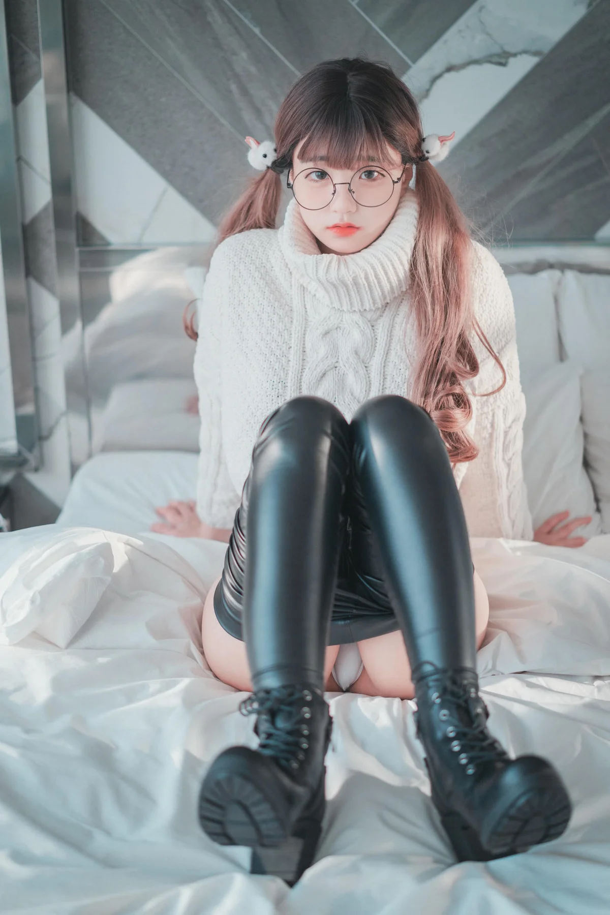 DJAWA No.043 Jeong Jenny皮裤少女写真 - 19