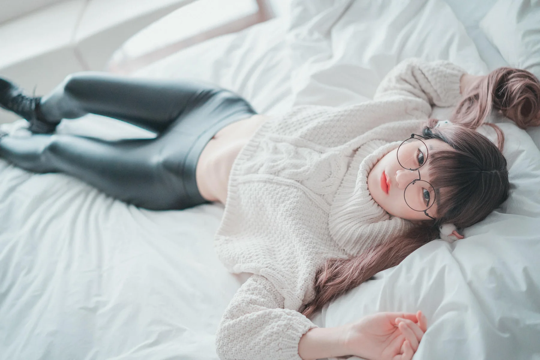 DJAWA No.043 Jeong Jenny皮裤少女写真 - 34