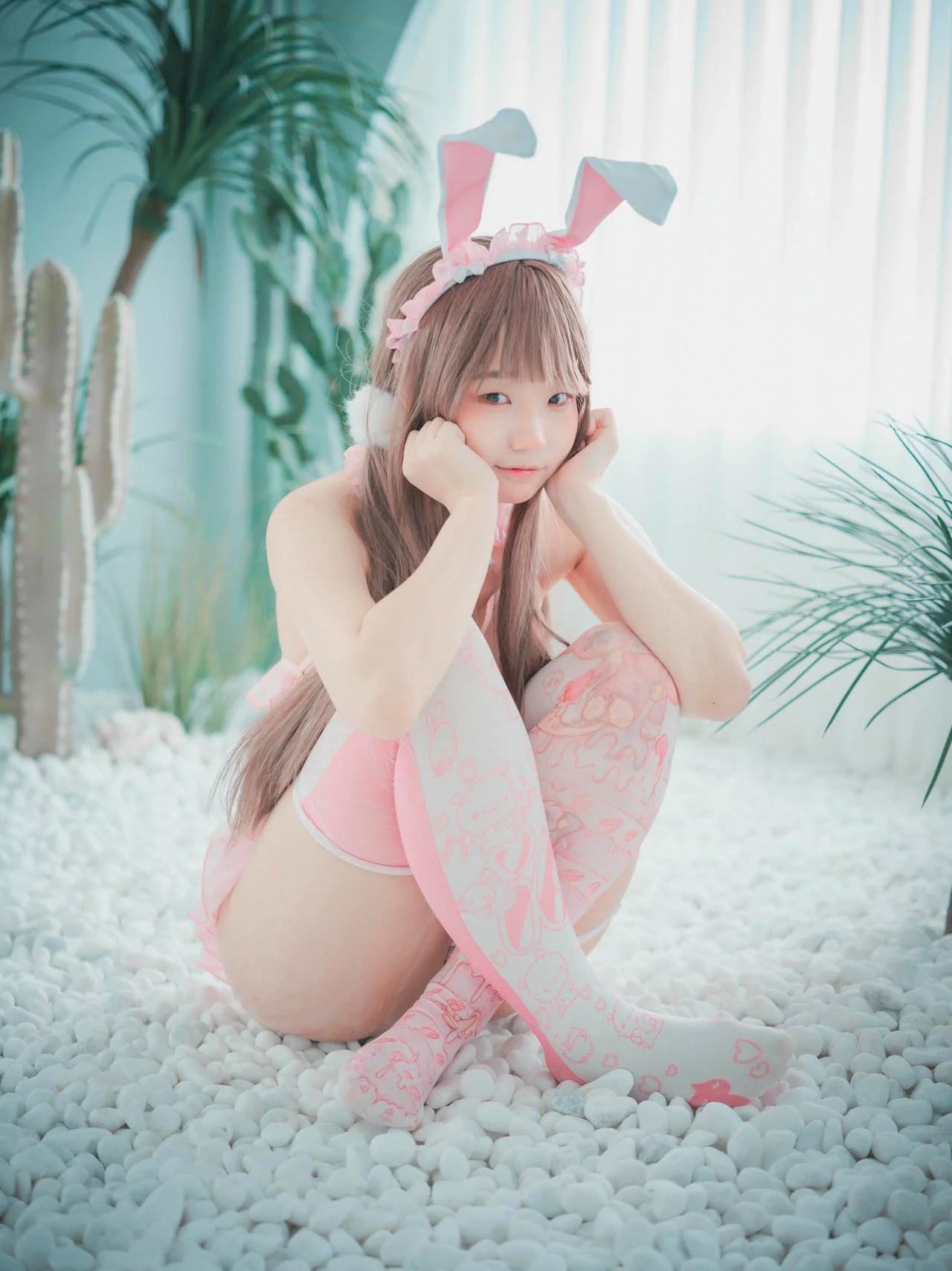 DJAWA No.057 Mimmi 粉色兔子制服 - 13