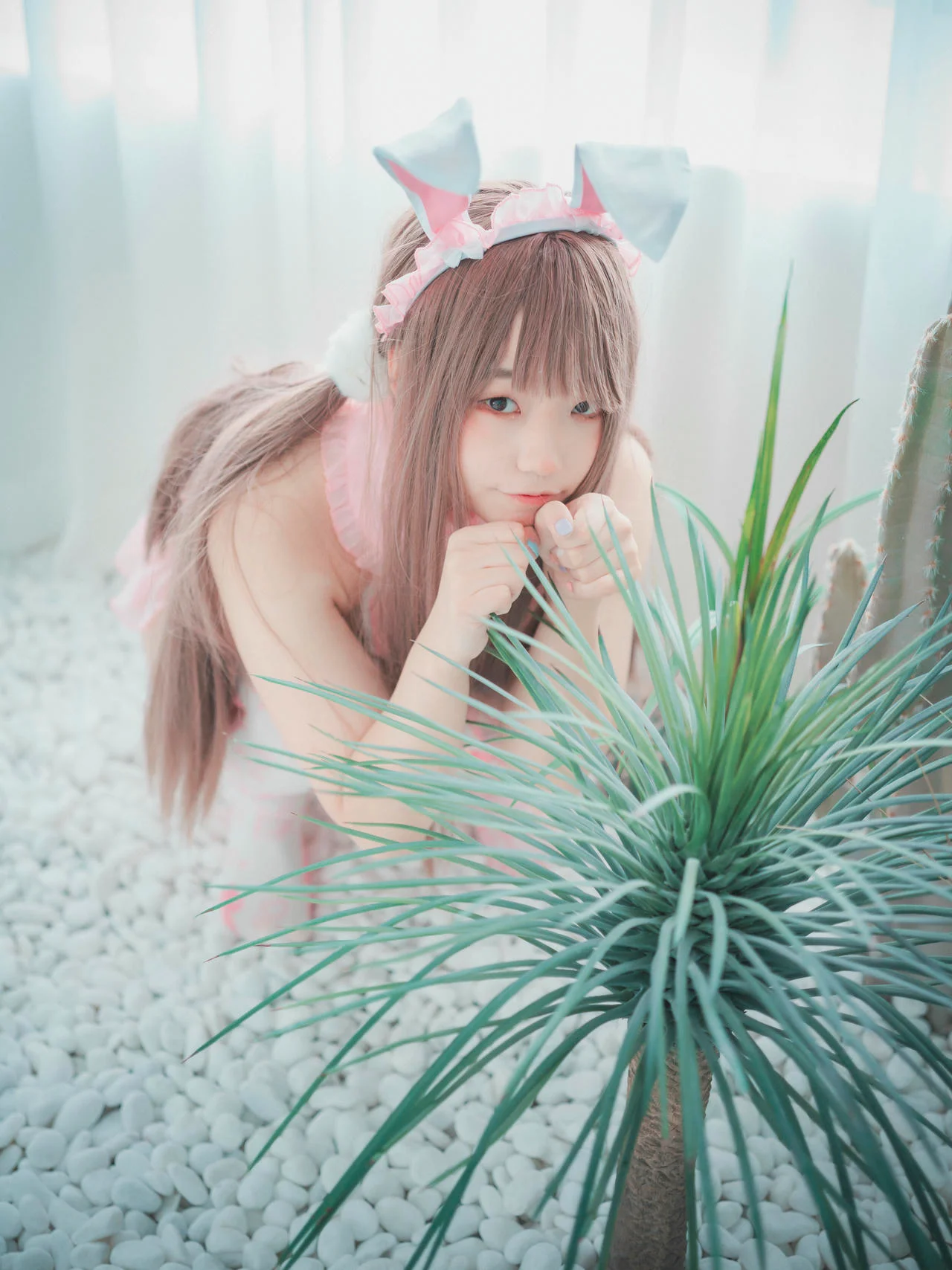 DJAWA No.057 Mimmi 粉色兔子制服 - 22