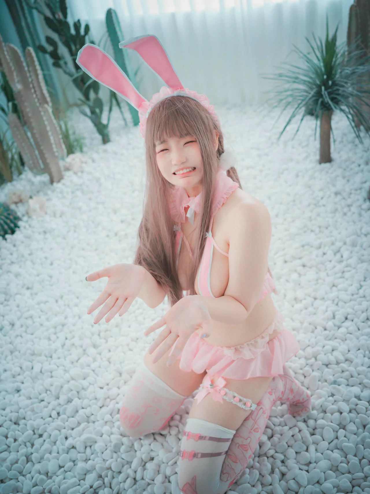 DJAWA No.057 Mimmi 粉色兔子制服 - 44