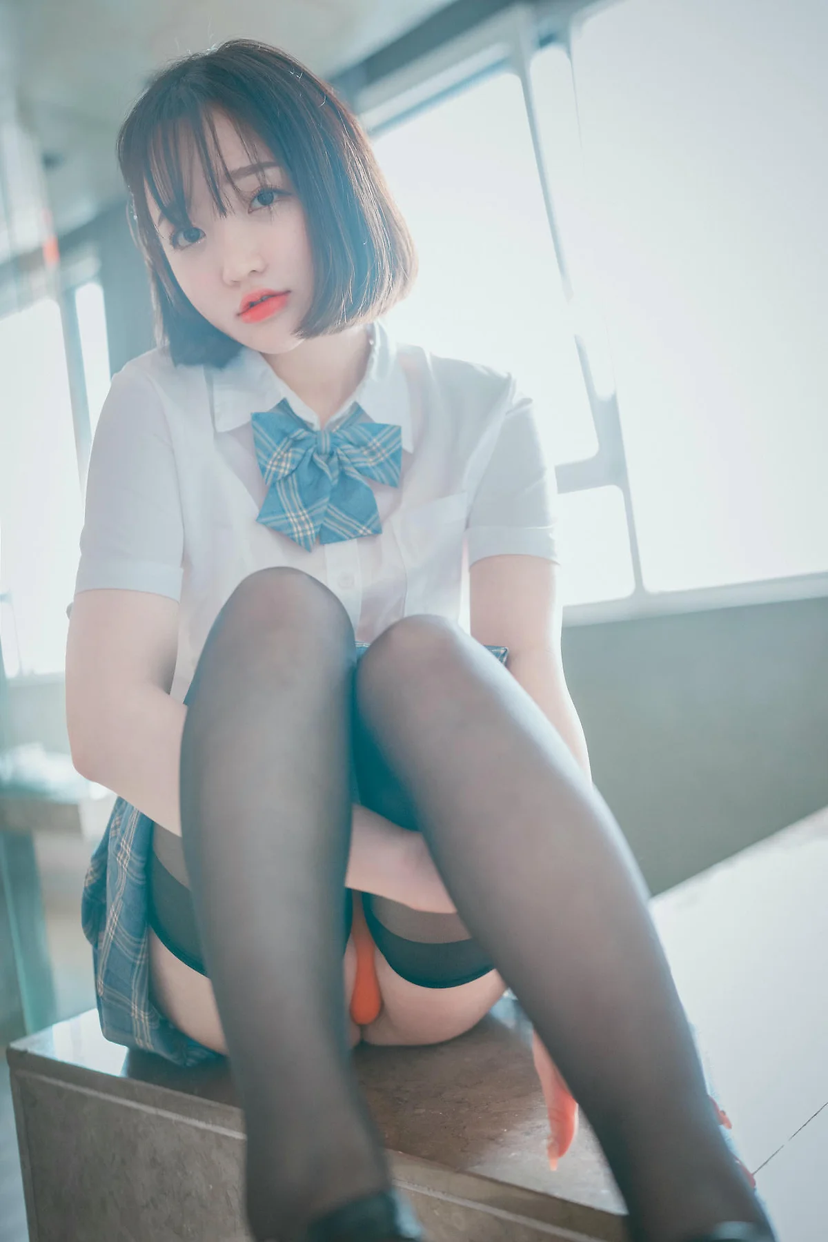 DJAWA No.068 Son Ye-Eun格子裙jk制服 - 16