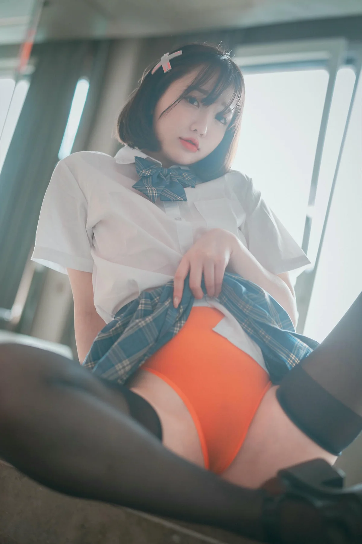 DJAWA No.068 Son Ye-Eun格子裙jk制服 - 28