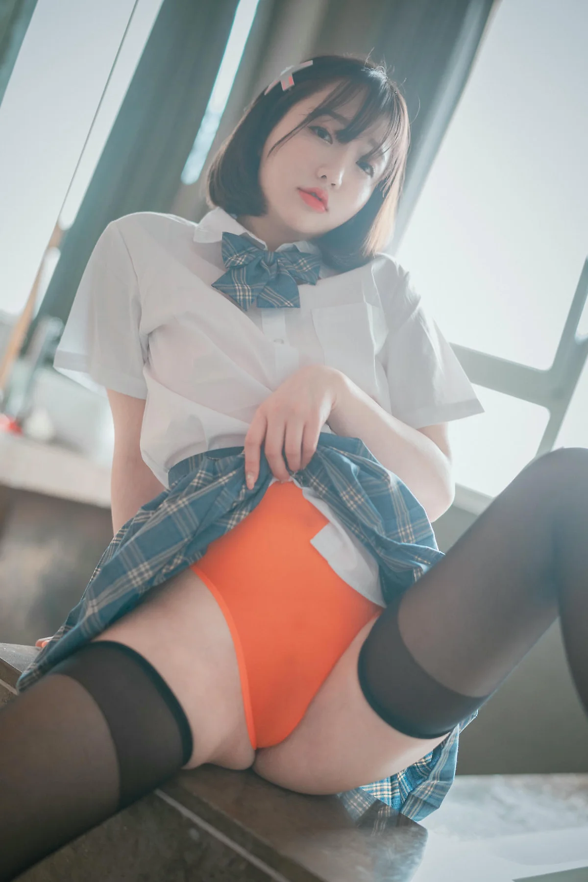 DJAWA No.068 Son Ye-Eun格子裙jk制服 - 29