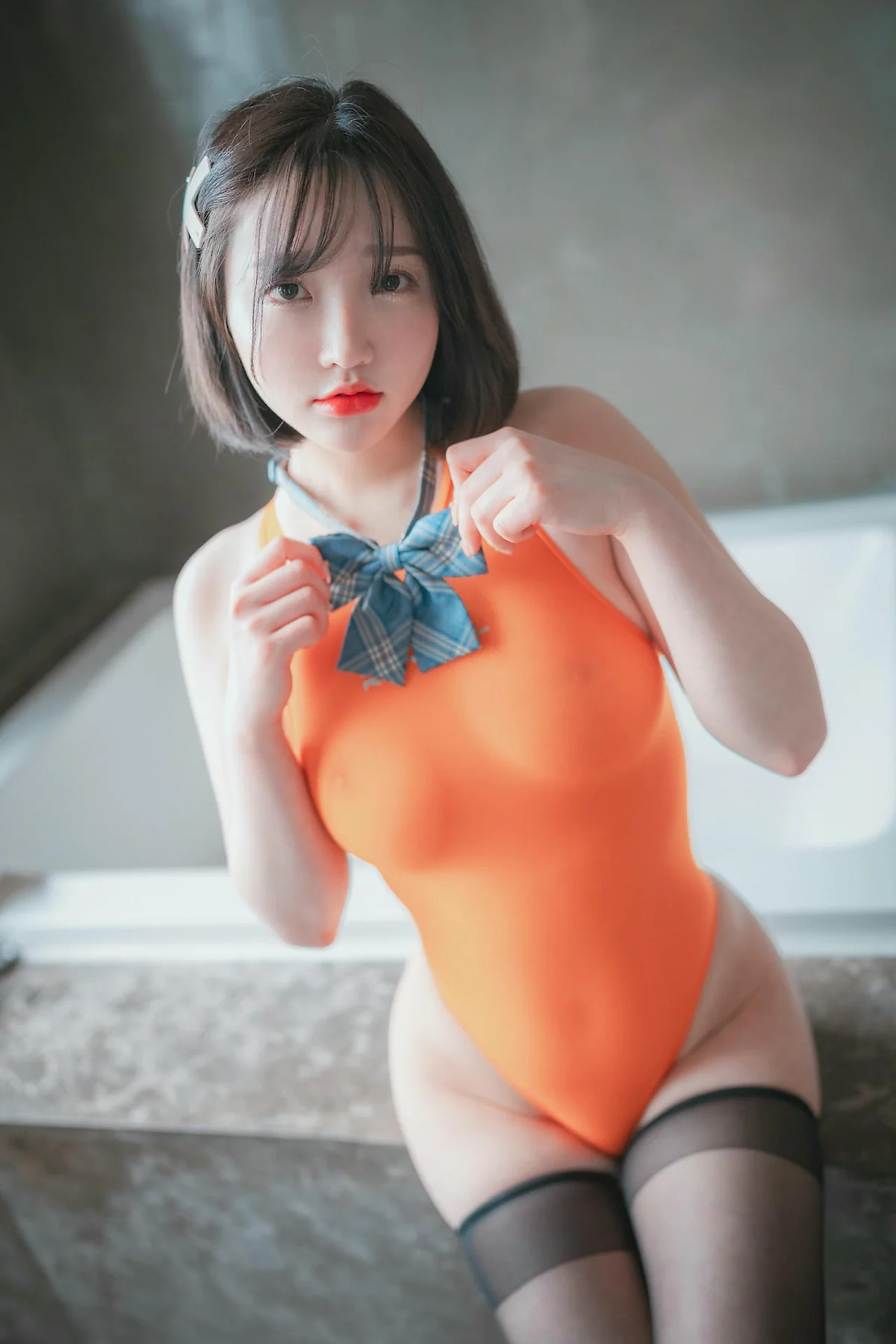 DJAWA No.068 Son Ye-Eun格子裙jk制服 - 44