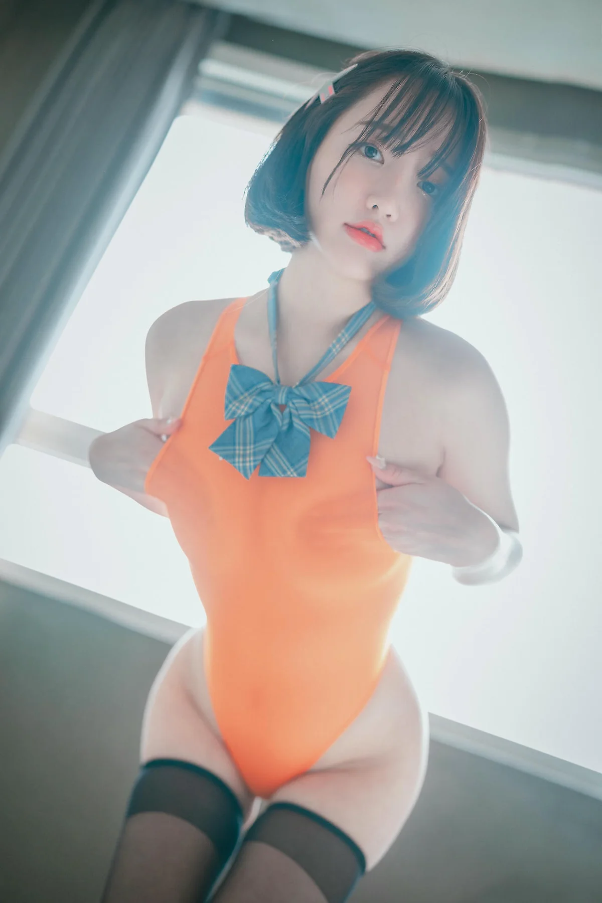 DJAWA No.068 Son Ye-Eun格子裙jk制服 - 77