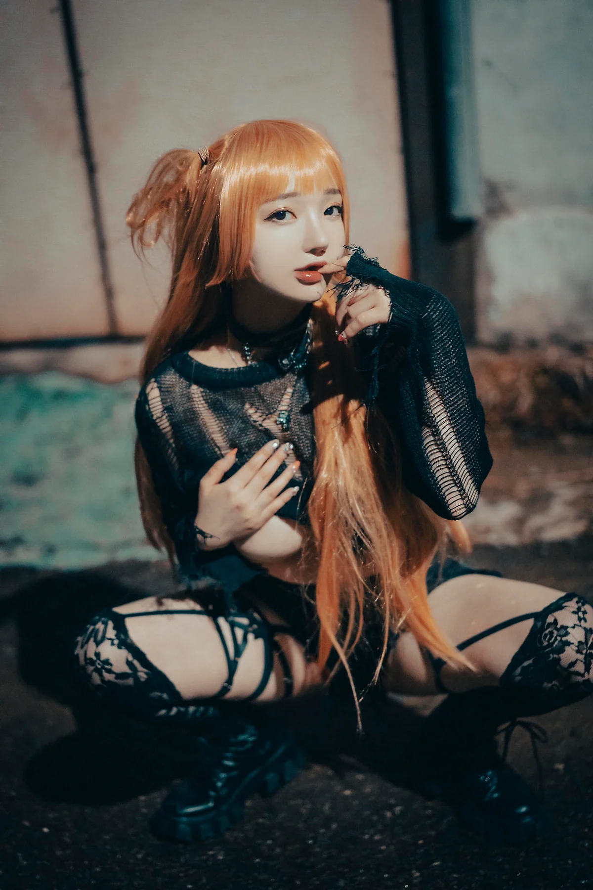 DJAWA No.070 Son Ye-Eun爆乳吊袜帅气少女 - 27