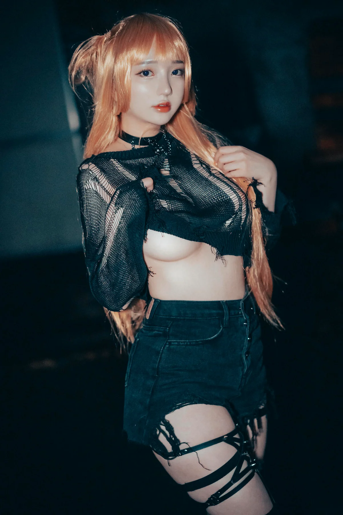 DJAWA No.070 Son Ye-Eun爆乳吊袜帅气少女 - 29