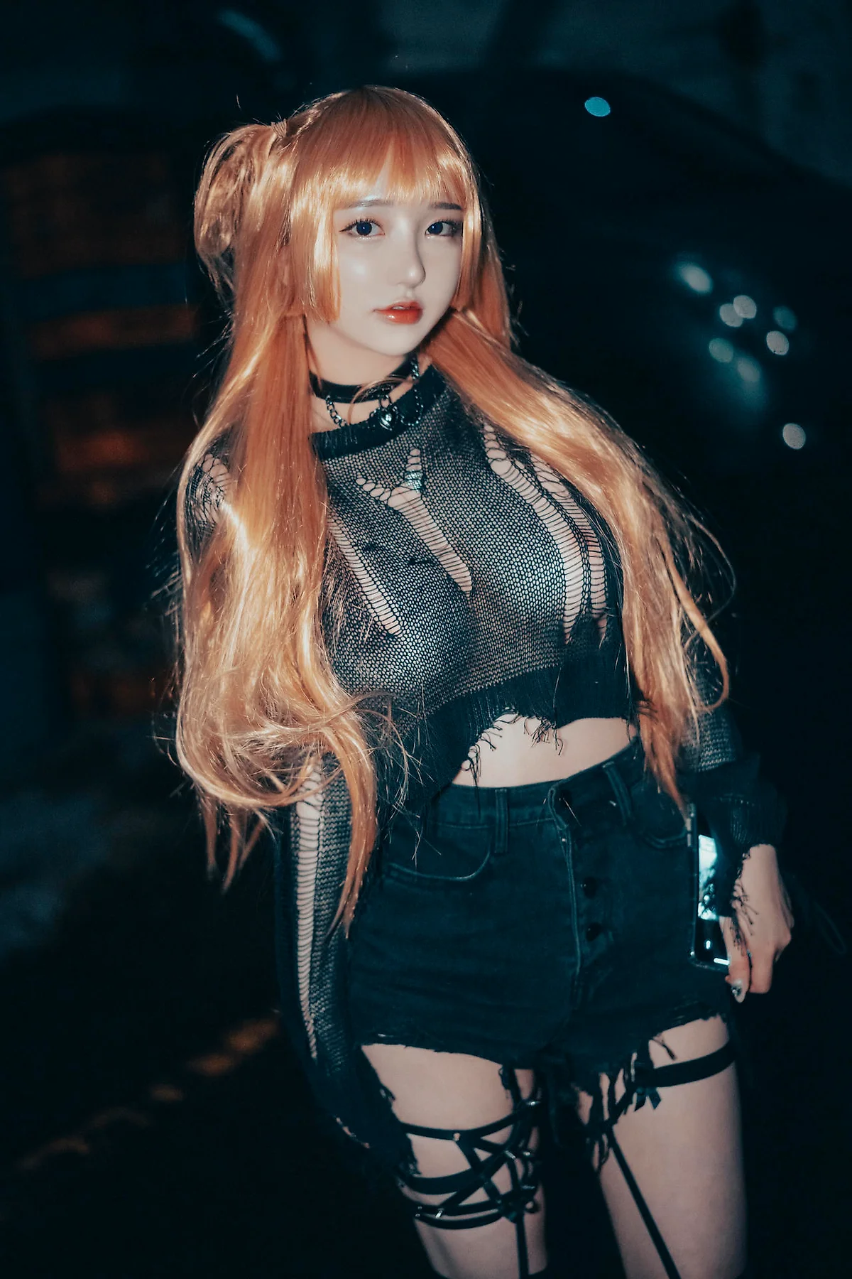 DJAWA No.070 Son Ye-Eun爆乳吊袜帅气少女 - 53