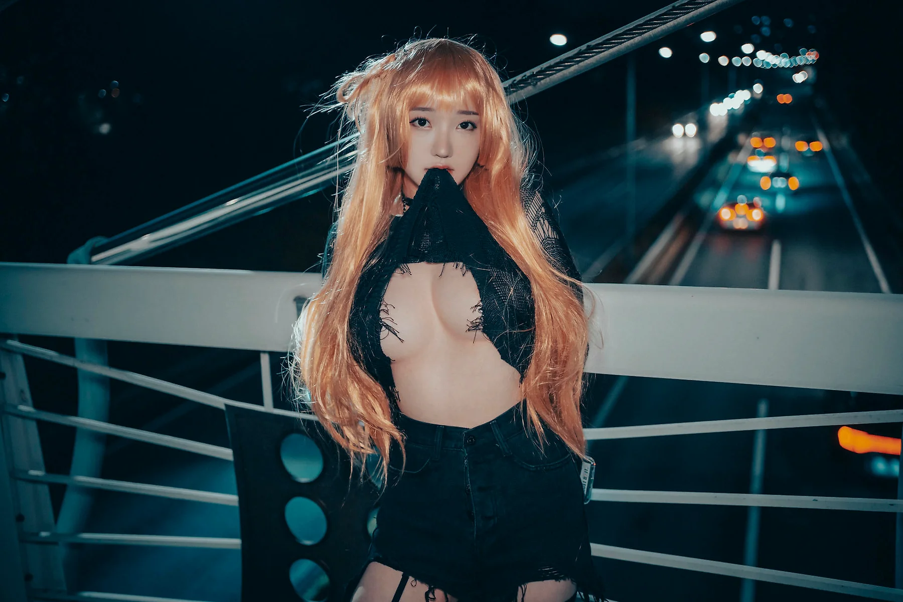 DJAWA No.070 Son Ye-Eun爆乳吊袜帅气少女 - 58