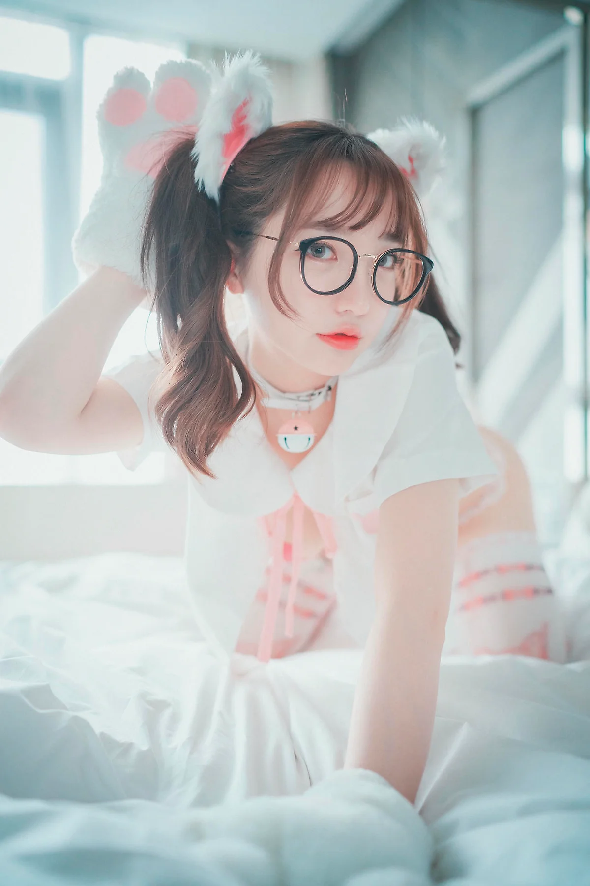 DJAWA No.071 Son Ye-Eun可爱眼镜少女 - 35