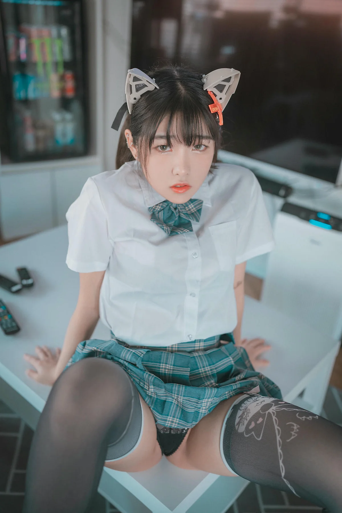 DJAWA No.074 Sonson爆乳格子裙少女 - 60