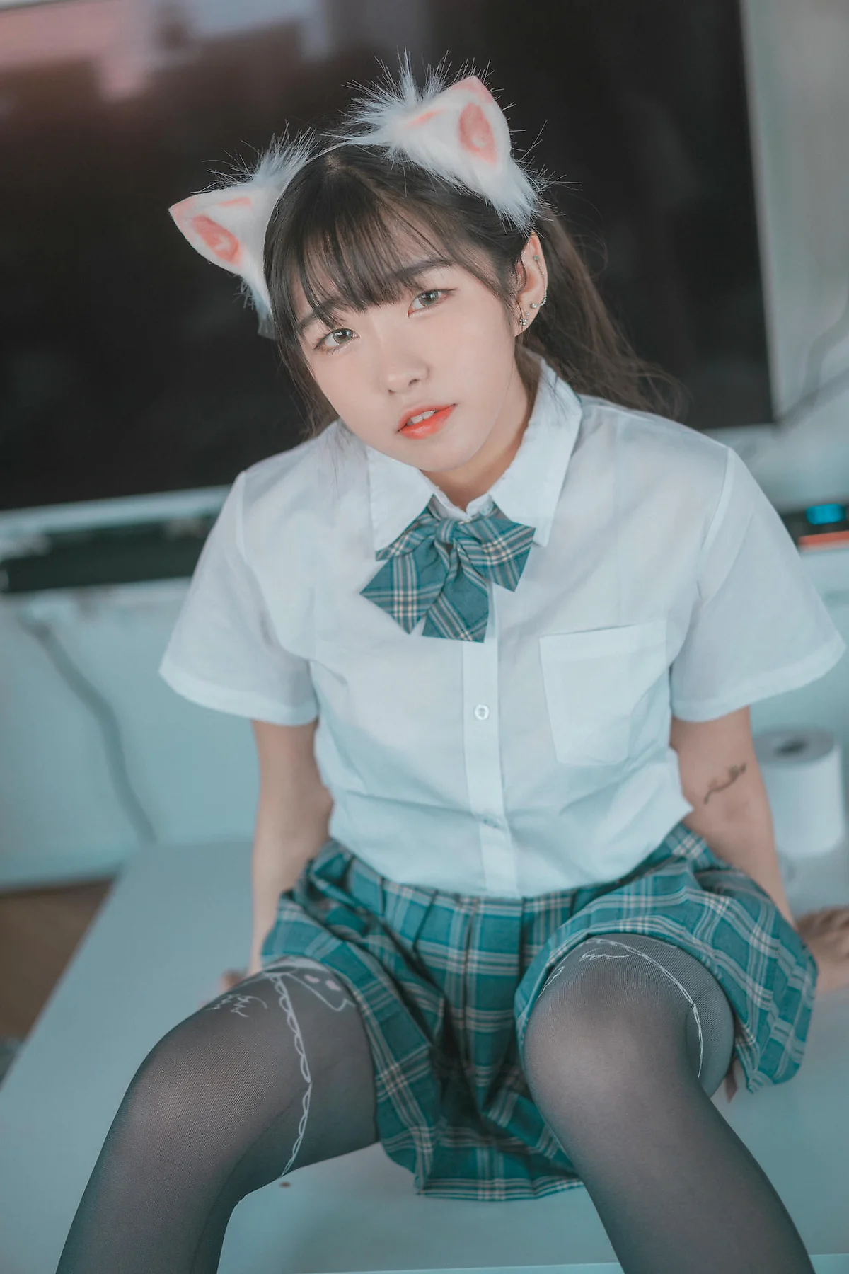 DJAWA No.074 Sonson爆乳格子裙少女 - 82
