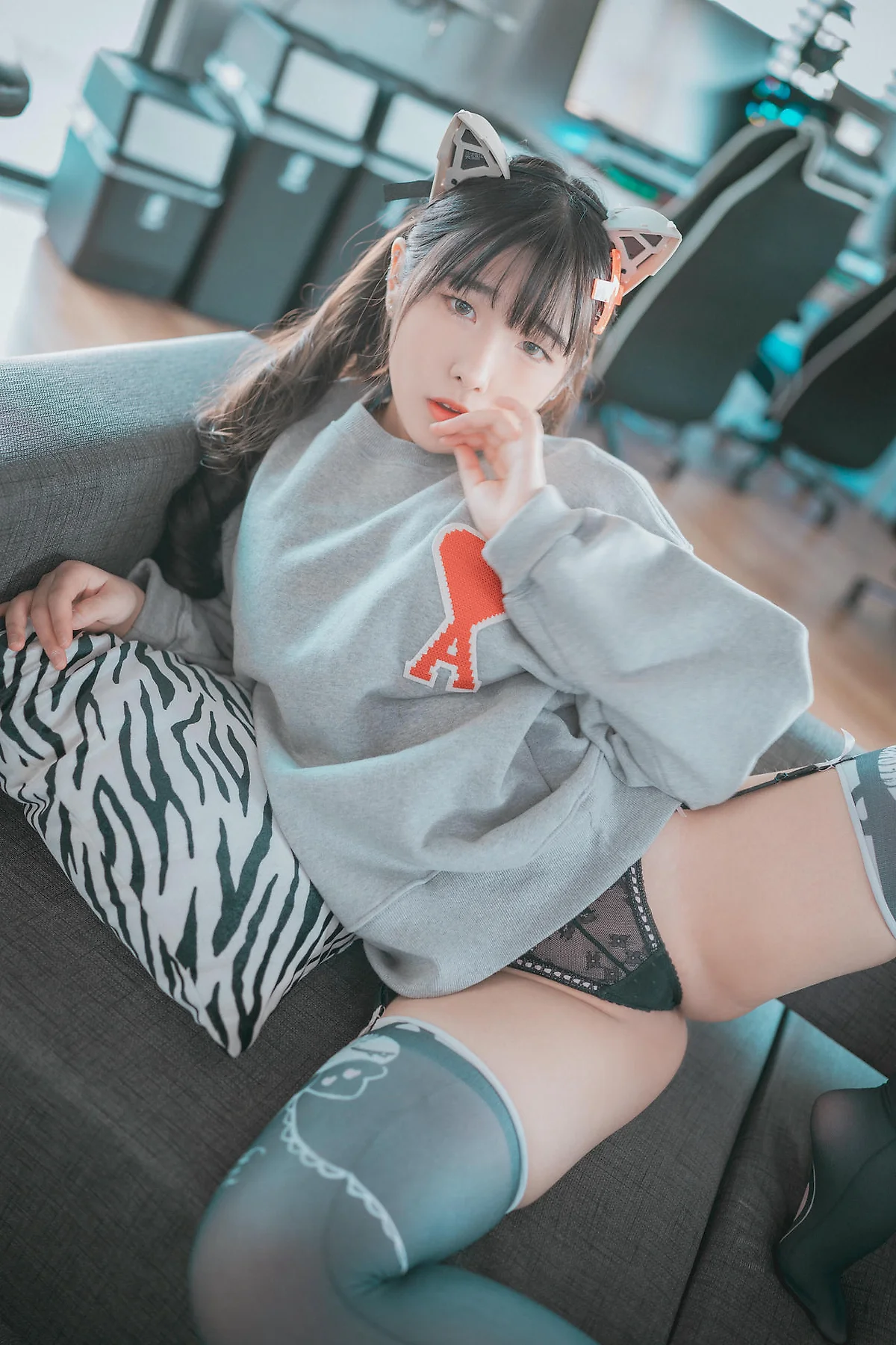 DJAWA No.074 Sonson爆乳格子裙少女 - 83