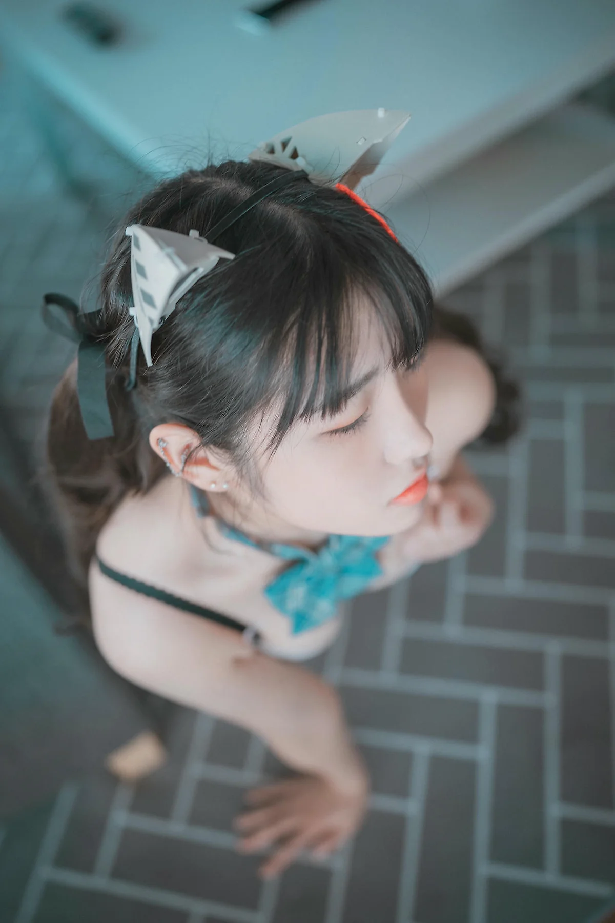 DJAWA No.074 Sonson爆乳格子裙少女 - 88