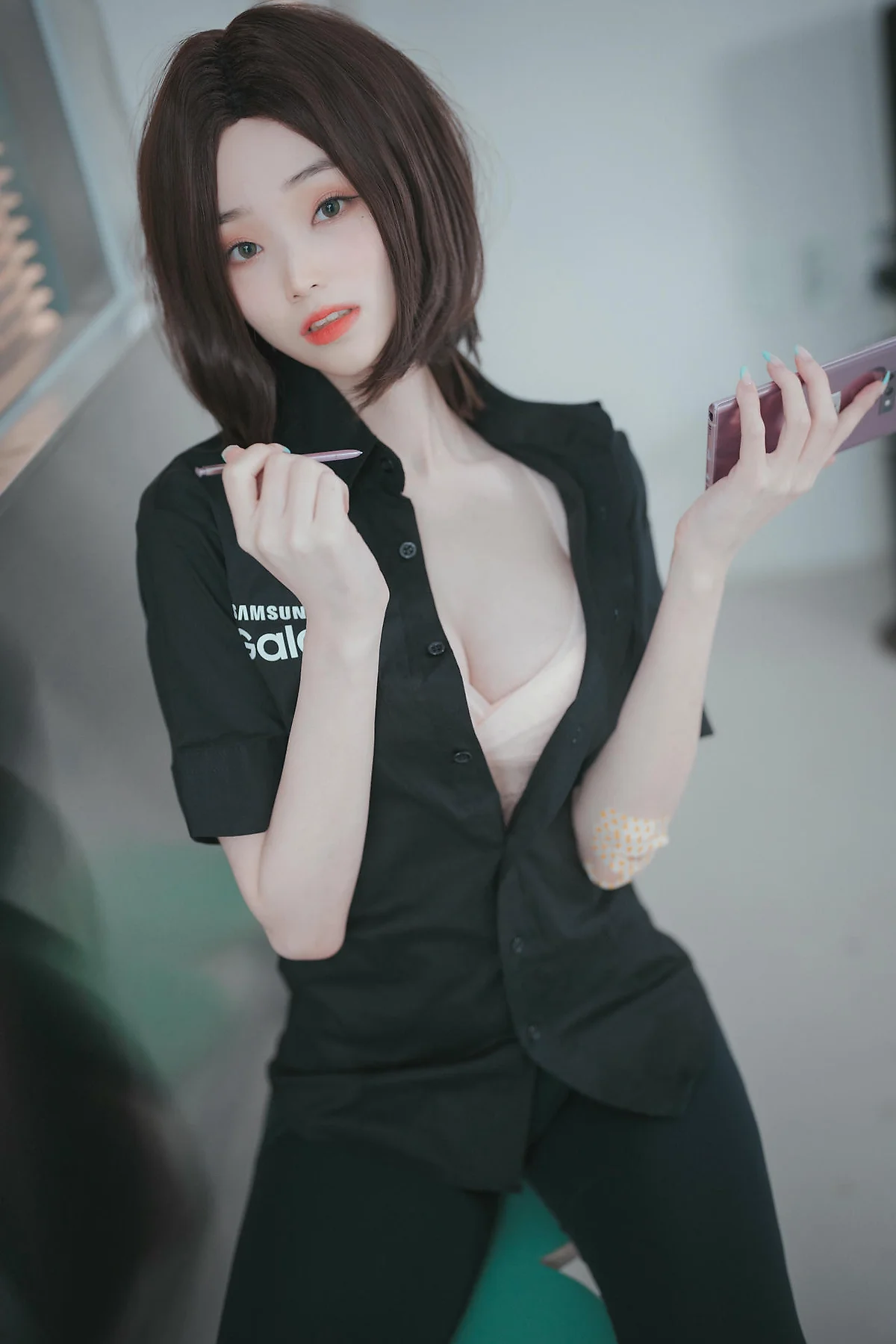 DJAWA No.080 Bambi制服短发气质美女 - 13