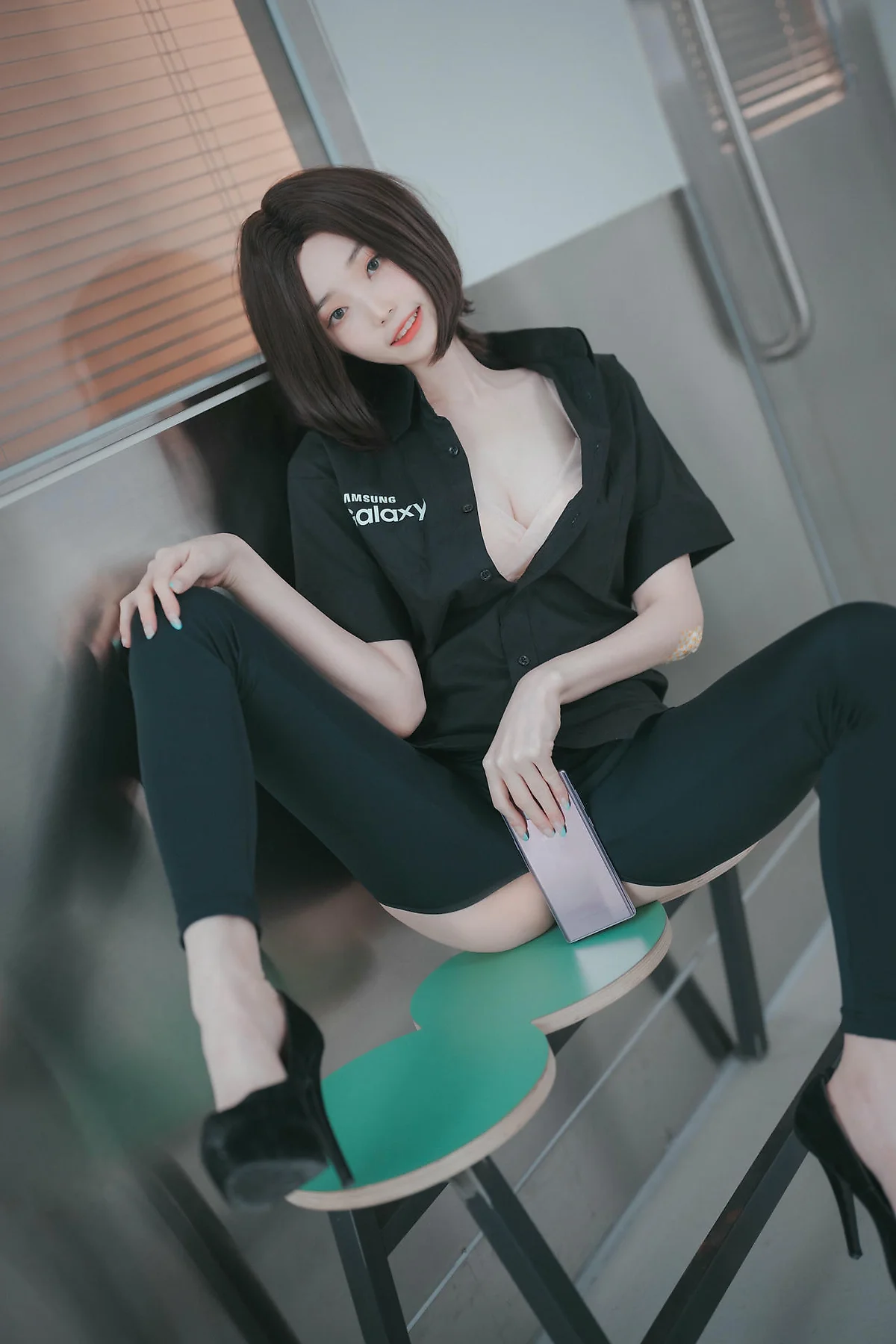 DJAWA No.080 Bambi制服短发气质美女 - 17