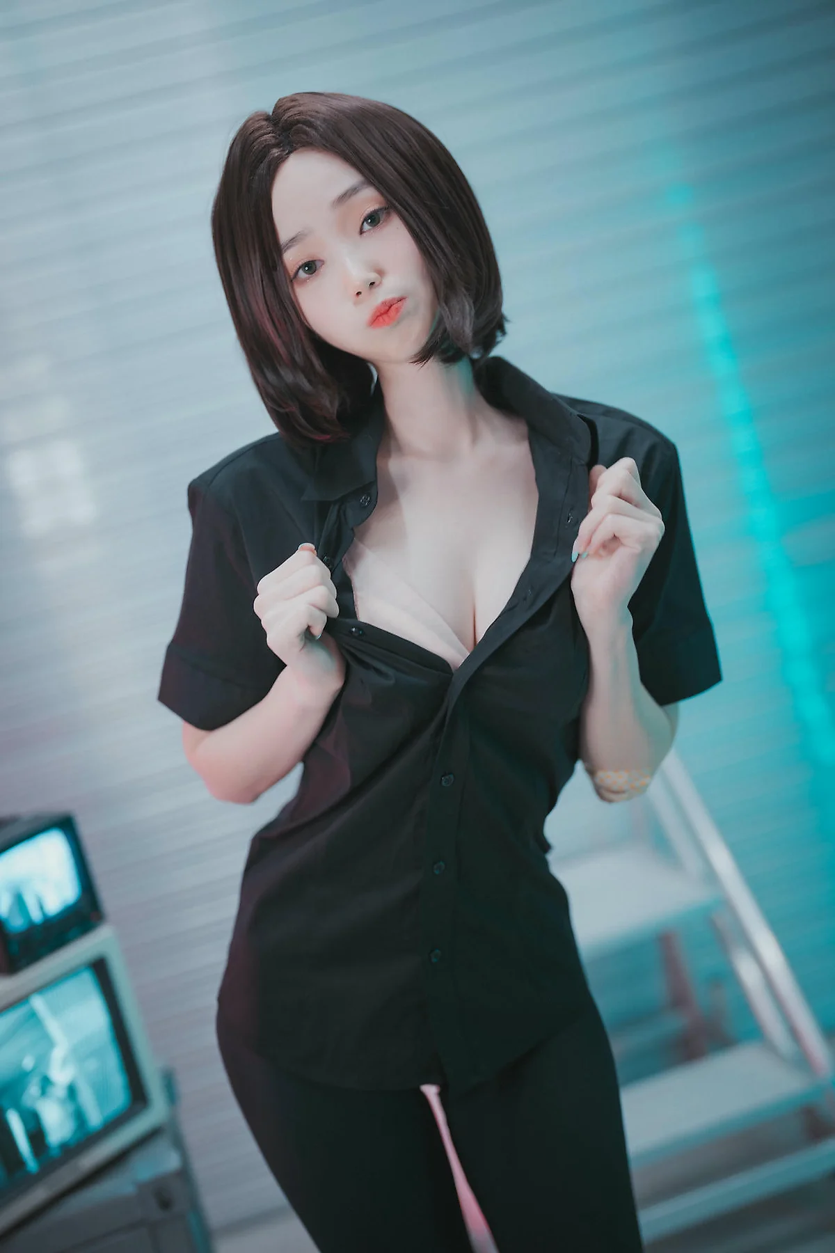 DJAWA No.080 Bambi制服短发气质美女 - 30