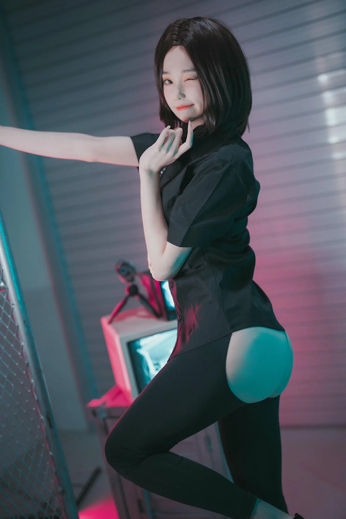 DJAWA No.080 Bambi制服短发气质美女 - 32