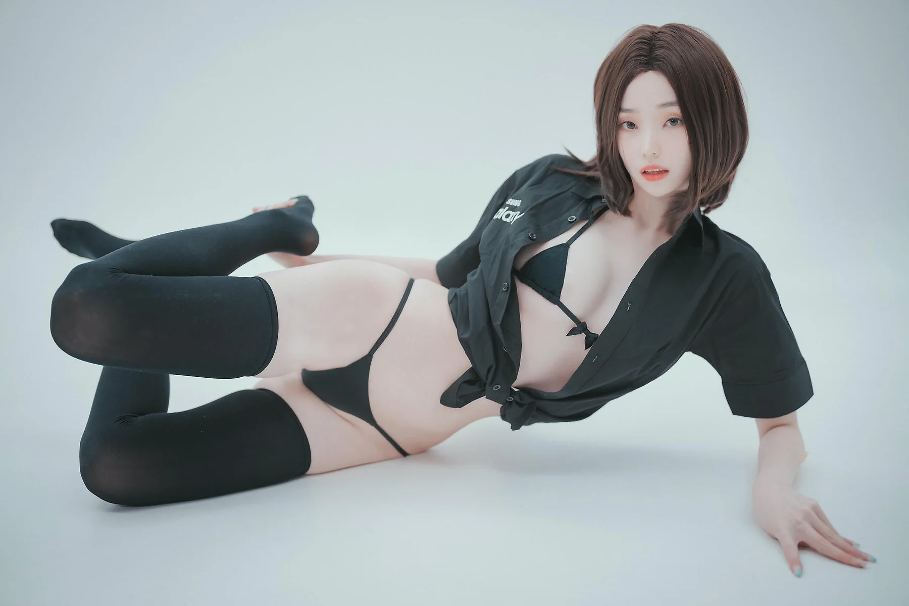 DJAWA No.080 Bambi制服短发气质美女 - 84