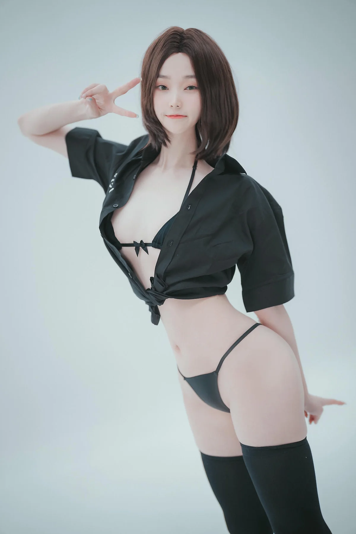DJAWA No.080 Bambi制服短发气质美女 - 98