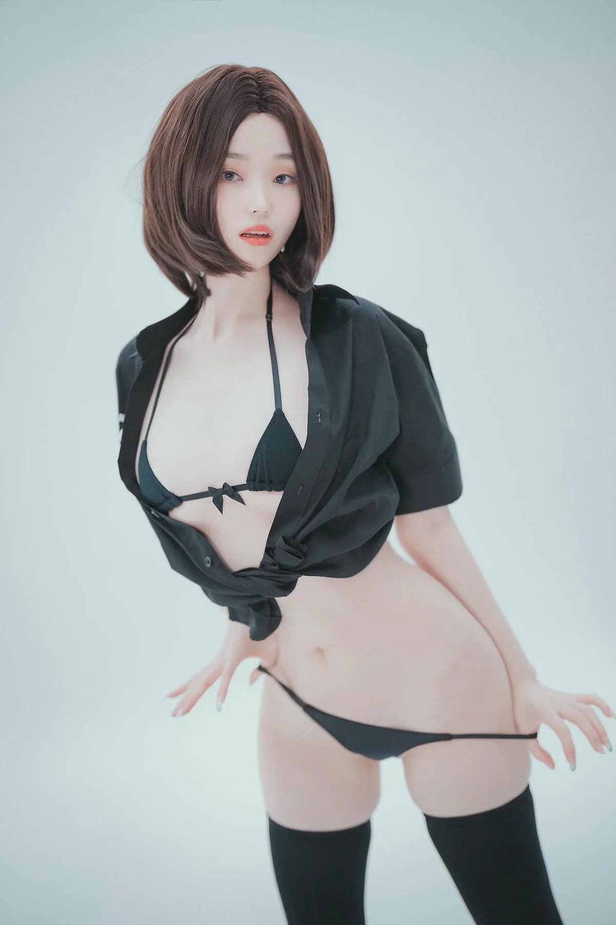 DJAWA No.080 Bambi制服短发气质美女 - 101