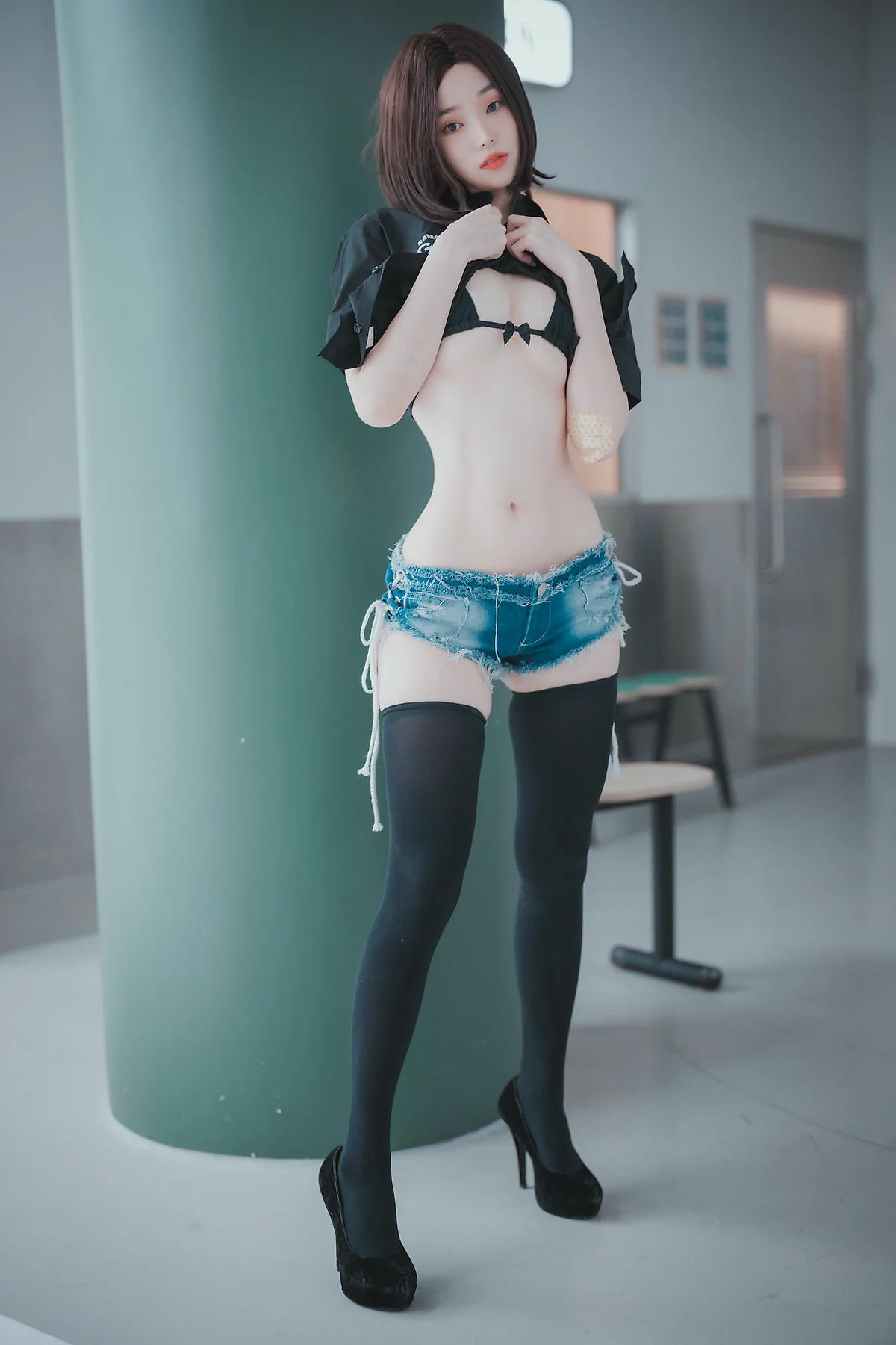 DJAWA No.080 Bambi制服短发气质美女 - 148