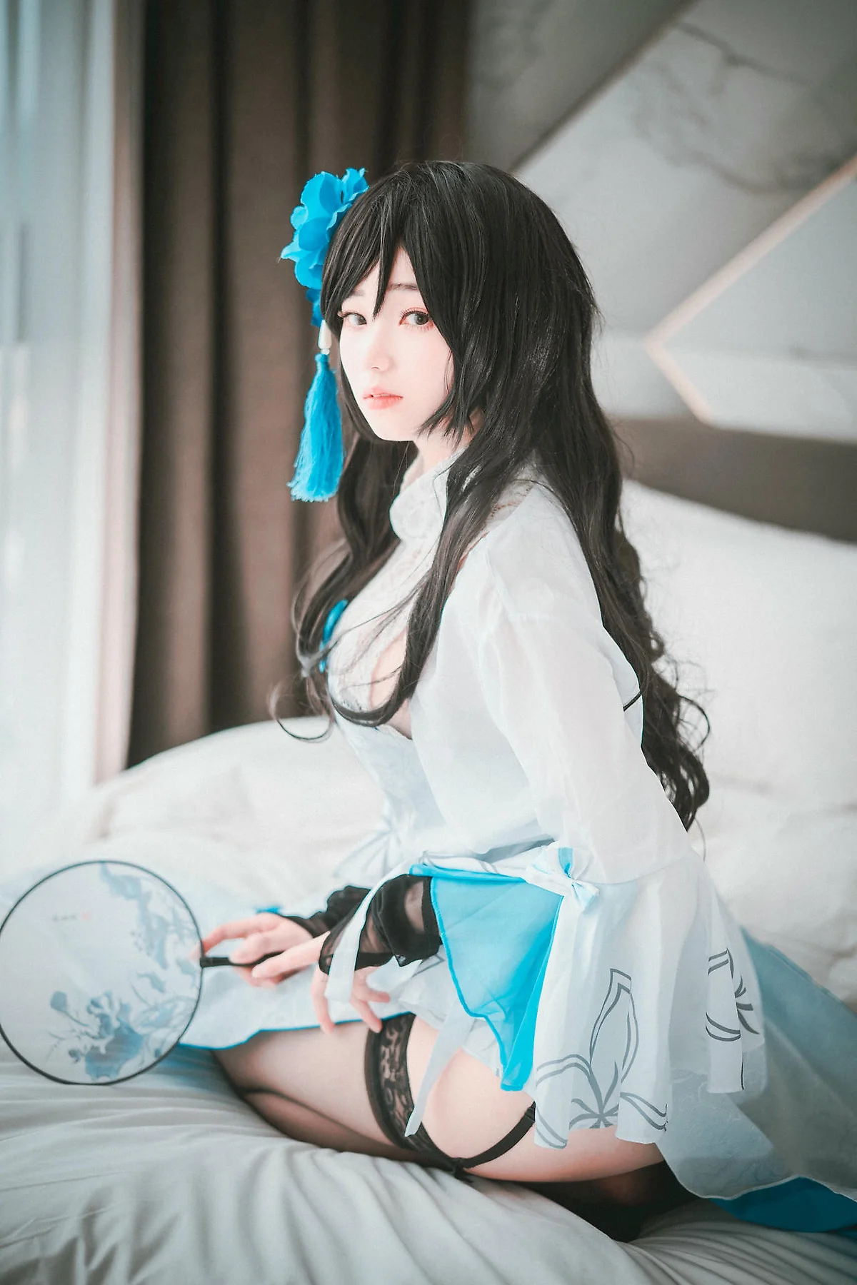 DJAWA No.093 Bambi黑丝吊袜性感少女 - 34