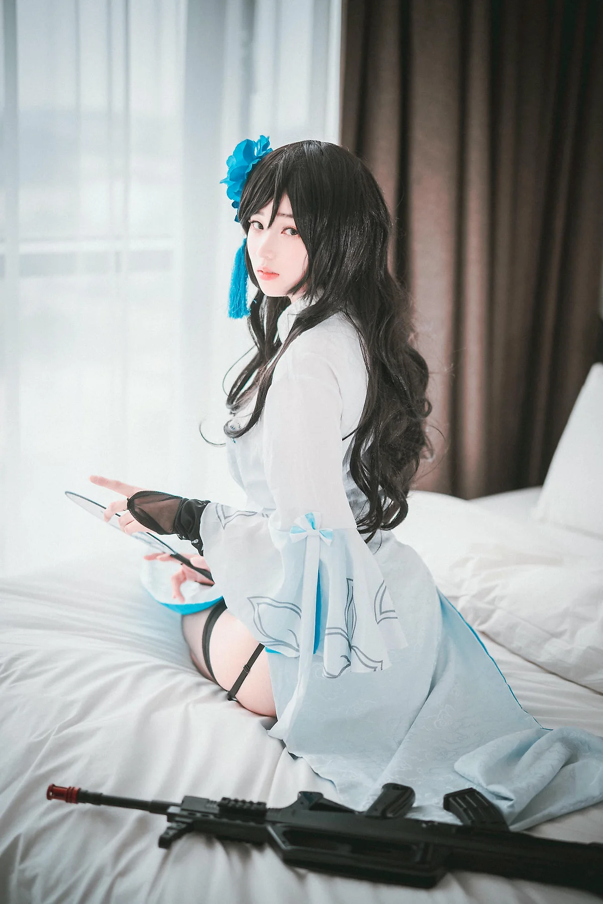 DJAWA No.093 Bambi黑丝吊袜性感少女 - 35