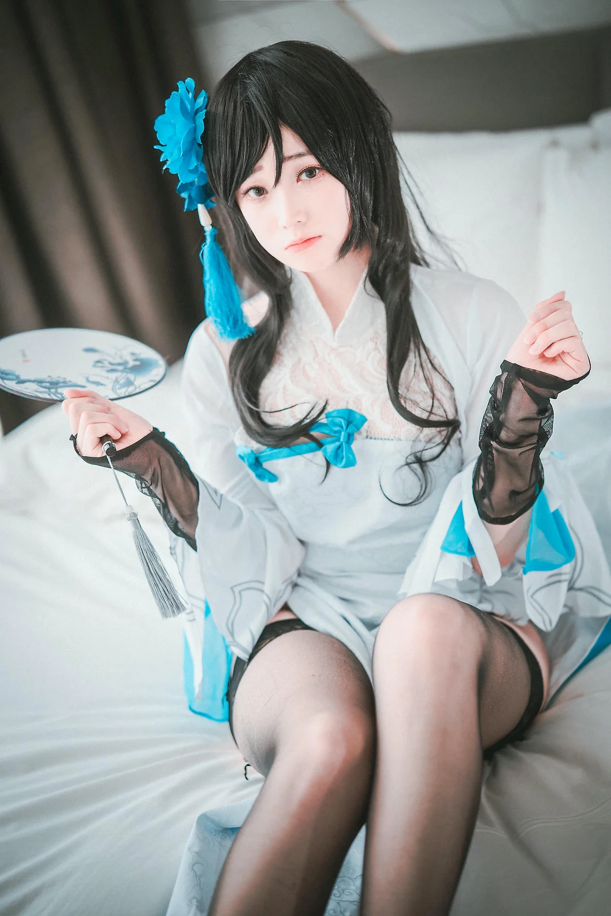 DJAWA No.093 Bambi黑丝吊袜性感少女 - 36