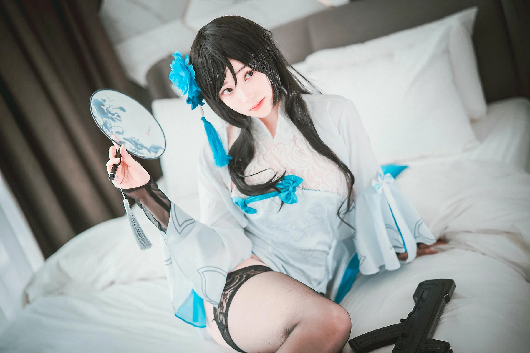 DJAWA No.093 Bambi黑丝吊袜性感少女 - 38
