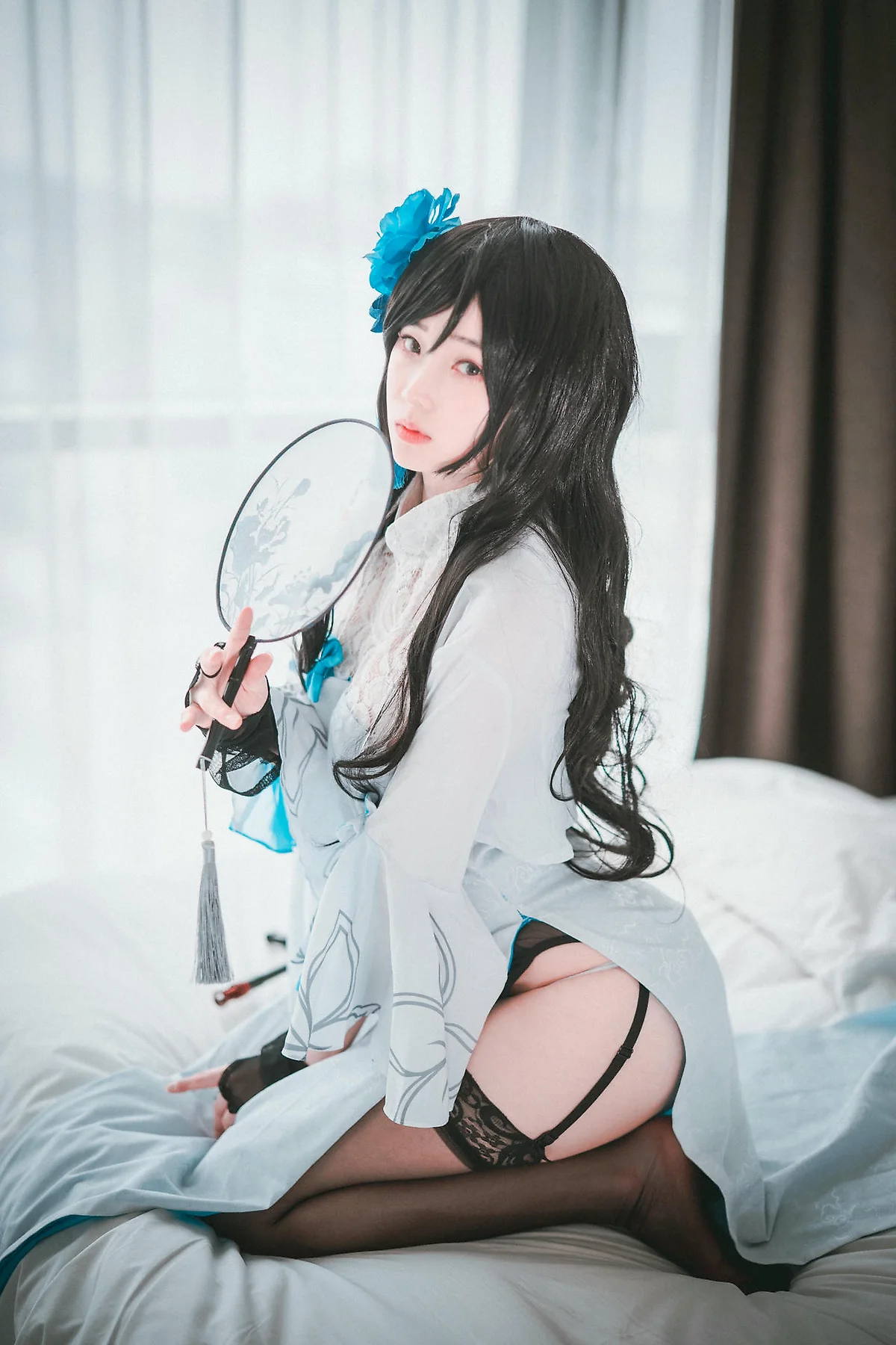 DJAWA No.093 Bambi黑丝吊袜性感少女 - 40