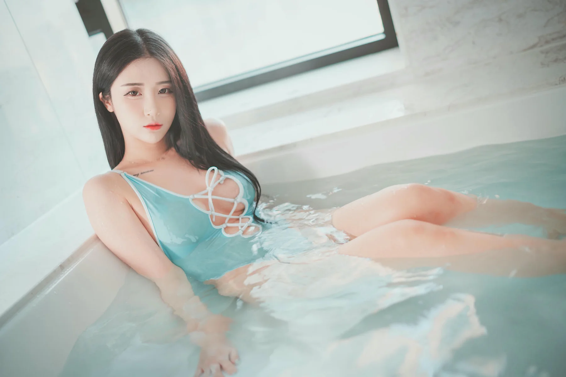 DJAWA No.095 Bomi浴缸湿身比基尼 - 17