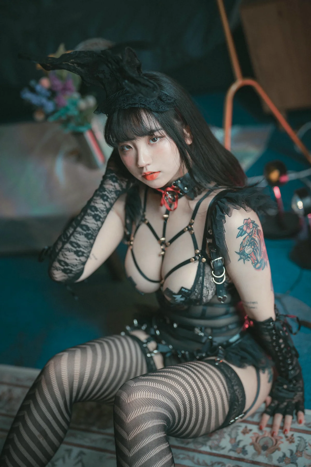 DJAWA No.098 Echi Reine纹身翘臀少女 - 79
