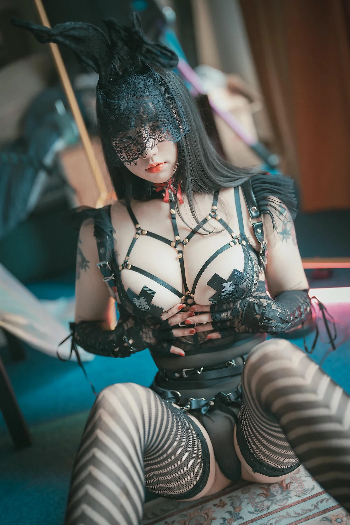 DJAWA No.098 Echi Reine纹身翘臀少女 - 85