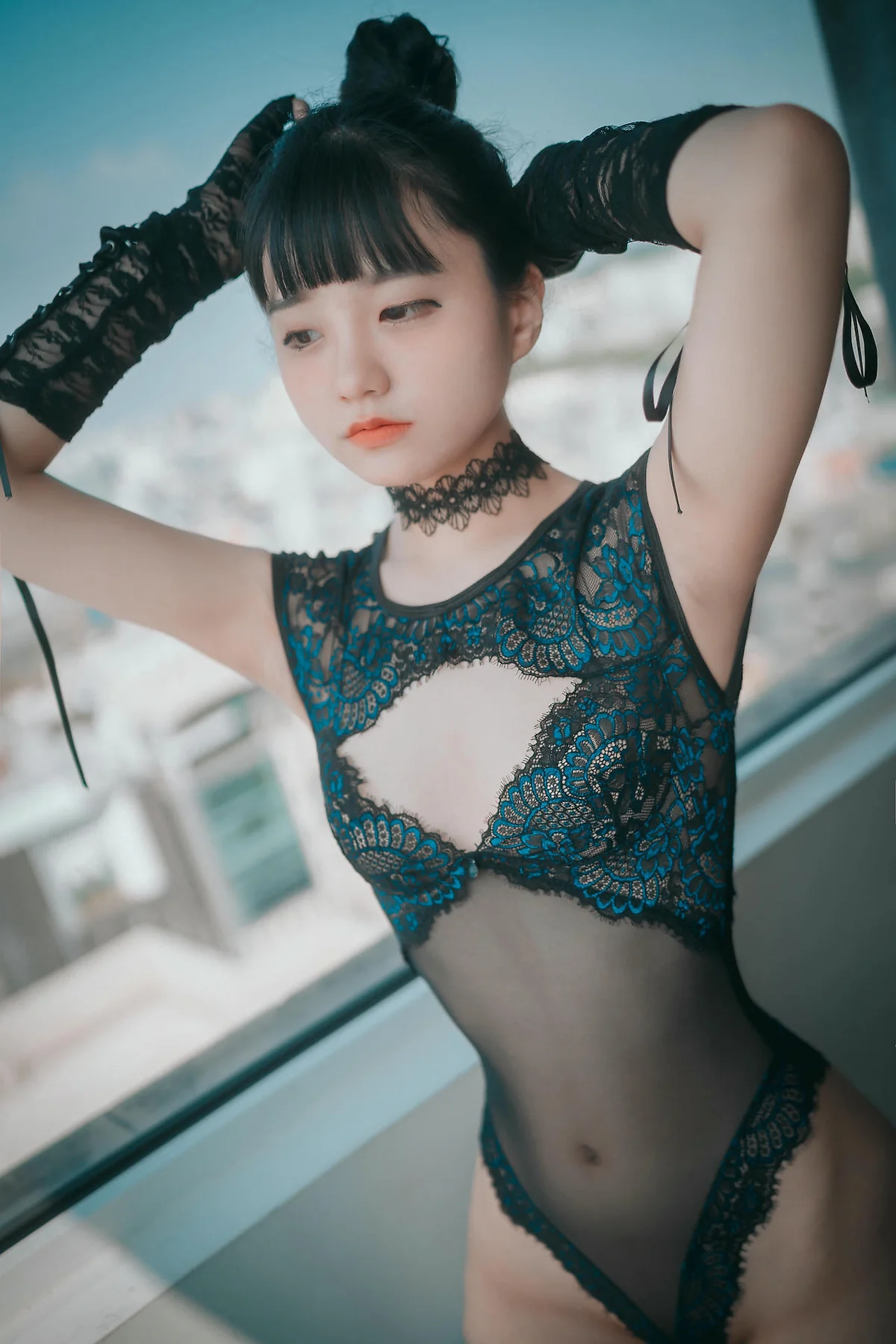 DJAWA No.104 Jeong Jenny蕾丝连体衣 - 25