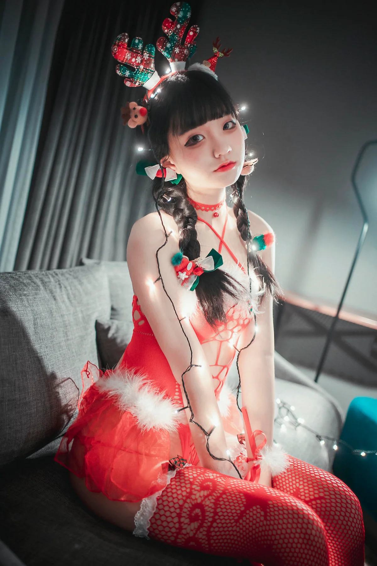 DJAWA No.106 Jeong Jenny红色麋鹿少女 - 43