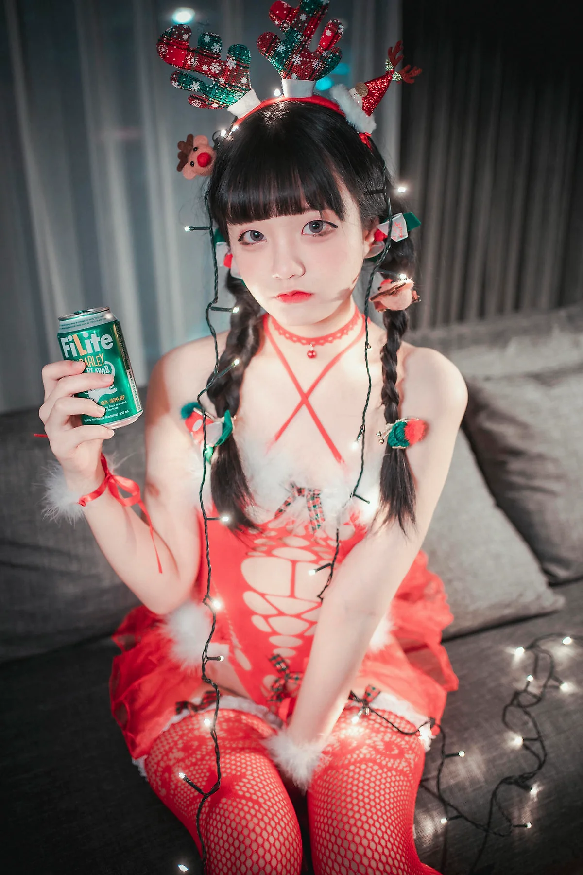 DJAWA No.106 Jeong Jenny红色麋鹿少女 - 45