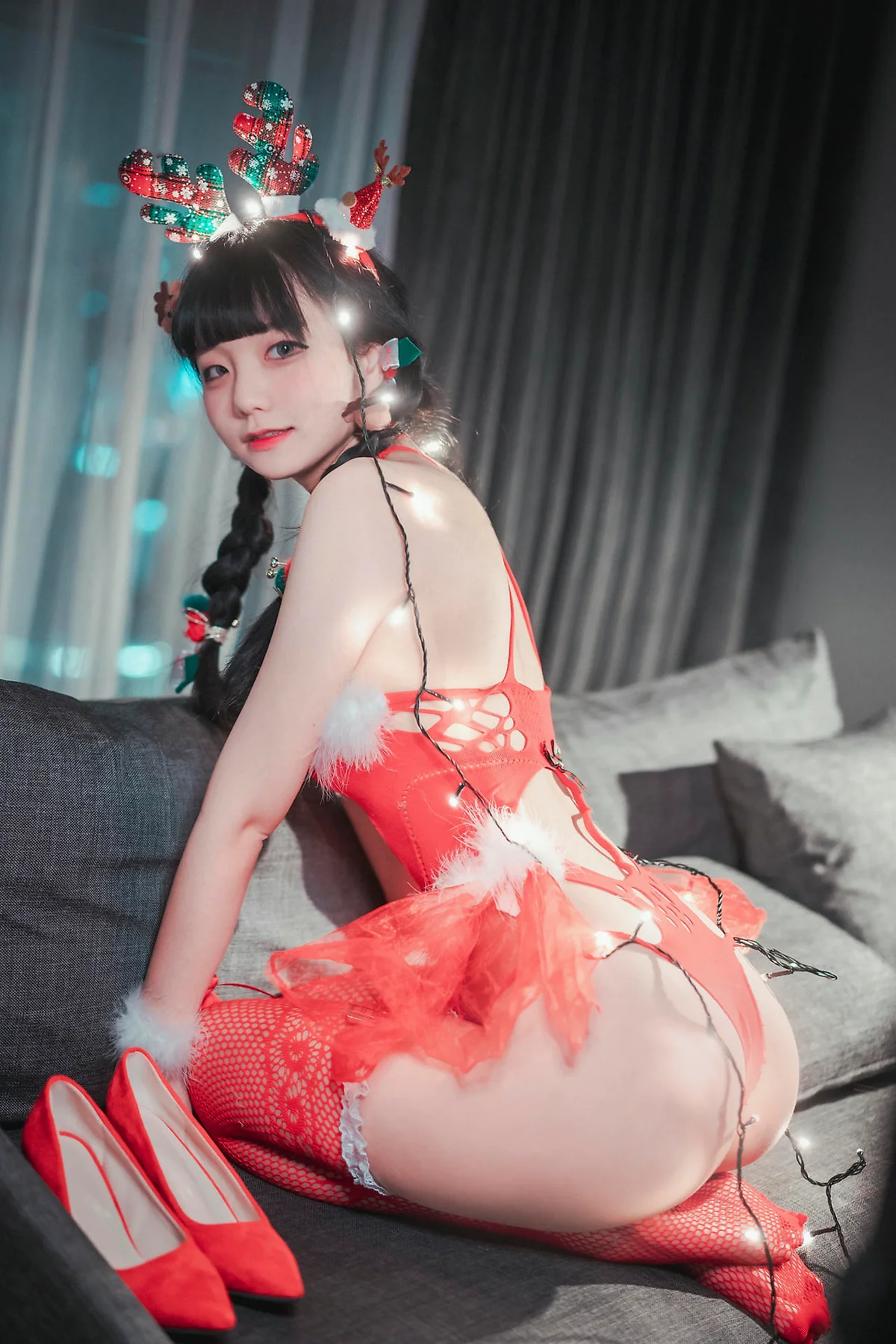DJAWA No.106 Jeong Jenny红色麋鹿少女 - 68